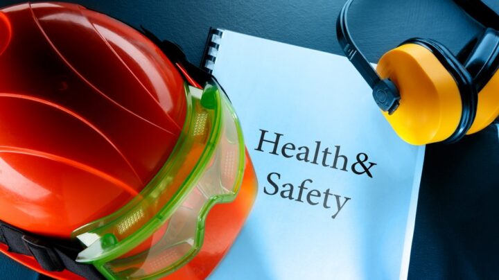 health and safety hard hat an ear protector - chas blog