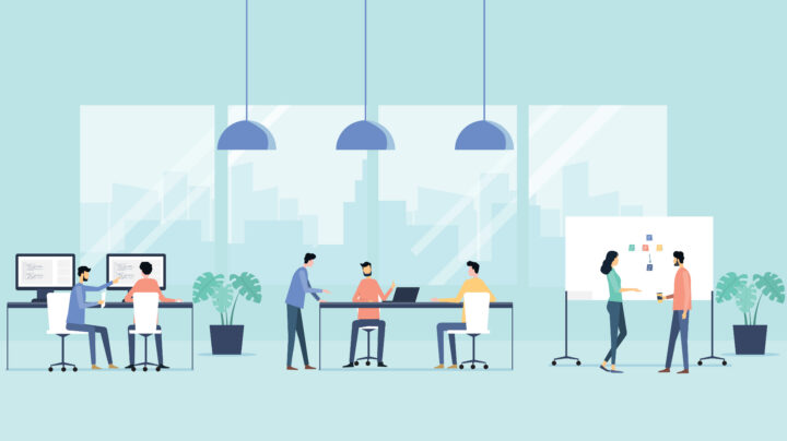 workplace illustration