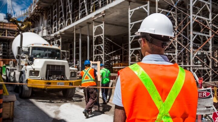 construction site workers