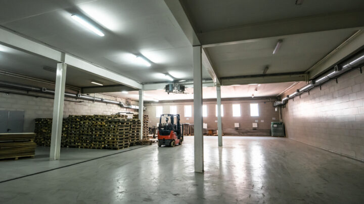 half empty warehouse signifying UK skills gap crisis
