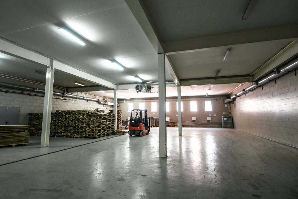 half empty warehouse signifying UK skills gap crisis