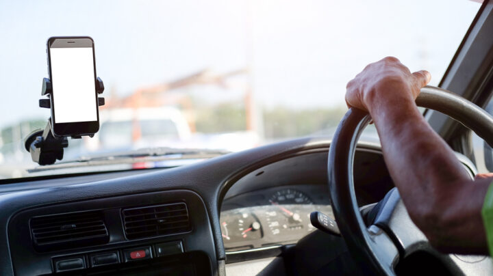 a driver using a mobile phone safely - driver risk assessment