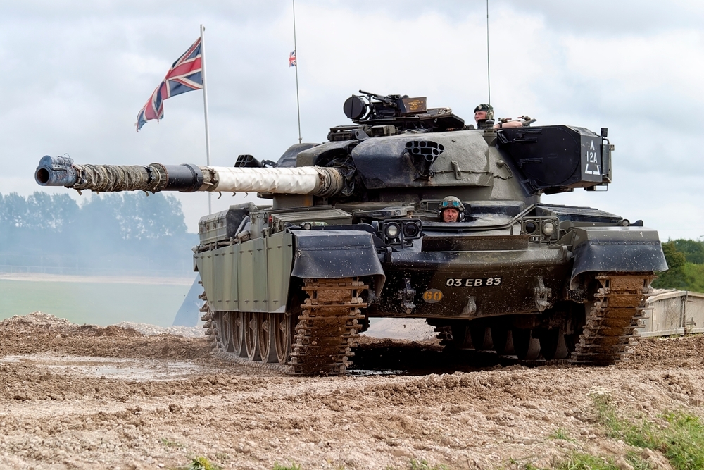 a picture of a tank signifying risk assessment in the defence sector