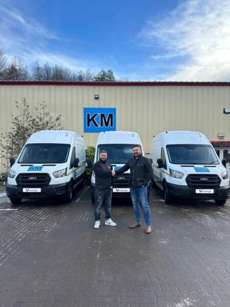 km group van and staff