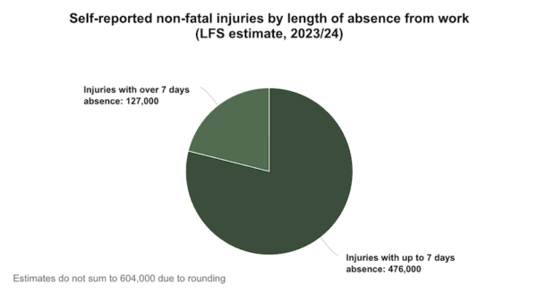 hse statistics pie chart